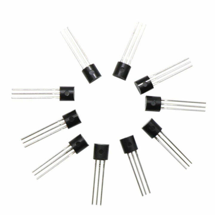 (10pcs) TO-92 NPN Transistor - 2N2222A, BC547 / BC547B, 2N3904, 2N4401 ...