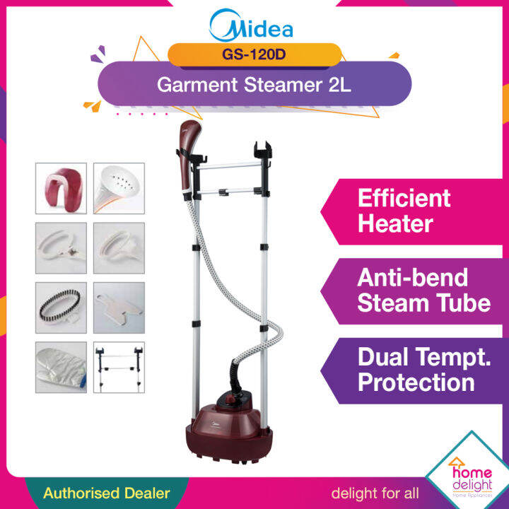 Midea Garment Steamer 2L [ GS120D / GS120D ] Lazada