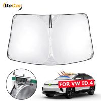 【LZ】p0os3f For VW ID.4 2023 2022 2021 Front Windshield Sunshade Accessories ID4 Foldable Window Cover Block Heat and Sun Keep Car Cool