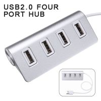 【In-demand】 liaoxian3105992120 มาถึงความเร็วสูง USB 2.0 Splitter Adapter อลูมิเนียมทนทาน4พอร์ต Hub Adapter สำหรับ PC แล็ปท็อปคอมพิวเตอร์