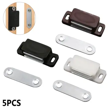 Magnetic Door Catches Self Adhesive Cupboard Door Magnets Heavy Duty  Cabinet Door Magnetic Catch Stainless Steel Drawer Magnet Latch For(4 Sets)  -t