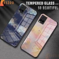 เนบิวลา เคสโทรศัพท์ VIVO T1x Y21 Y21s Y21T Y21a Y33s Y33T 4G ฝาครอบกันกระแทกกระจกแข็ง 114