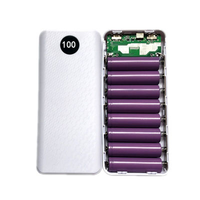 xunxingqie 8X กล่องเก็บแบตเตอรี่18650, เคส5V Type C USB Power Bank กล่องชาร์จโทรศัพท์มือถือสำหรับ IP Xiaomi Samsung