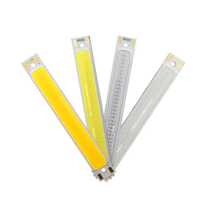 sunyanping-ขายดี-3v-4v-dc-60mm-8mm-led-cob-strip-1w-3w-สีขาวเย็นอบอุ่นสีฟ้าสีแดงแหล่งที่มาของไฟ-led-สำหรับ-diy-จักรยานทำงานโคมไฟ