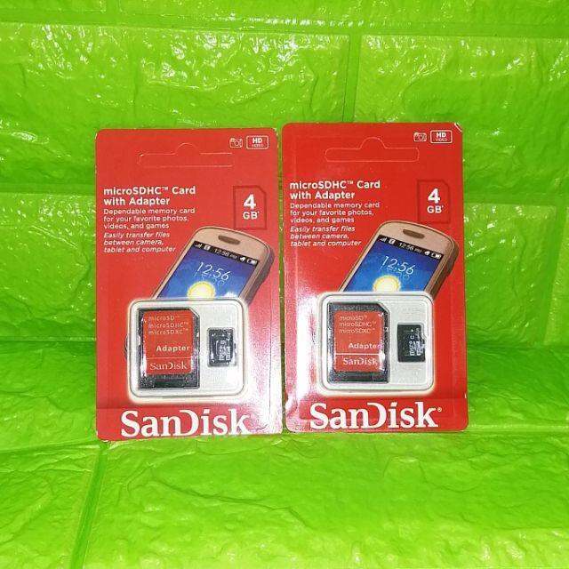 Sandisk memory card 4GB Lazada PH