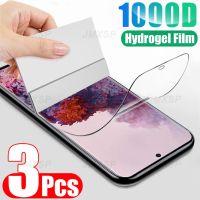 3Pcs Hydrogel Film For Samsung Galaxy S20 S21 FE S22 Ultra Plus Screen Protector For Samsung S10 Note 10 Lite 20 9 8 S10e Film