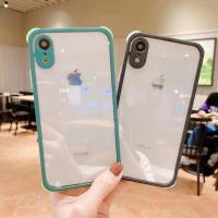 [ส่งจากไทย เร็ว1-2วัน] เคสกันมุม ขอบสีหลังใส Case Samsung  A02 A02s  A22 4G  สินค้าพร้อมส่งจากไทย