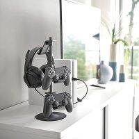 ﹍◎ Iron Line Headphone Stand Gold Metal Support Headset Stand Rack Cute Bluetooth Wireless headphones holder Support Gamer Helmet