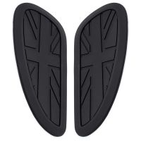 Universal Retro Motorcycle Tank Pad Protector Motorcycle Fuel Tank Sticker for Triumph Bonneville T100/T120Black