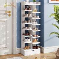 ที่วางรองเท้า ที่ใส่รองเท้า ที่เก็บรองเท้า ชั้นวางรองเท้าไม้ shoe rack ตกแต่ง จุรองเท้าได้ 16 คู่ ที่เรียบง่าย E1 เกรดคณะกรรมการป้องกันสิ่งแวดล กระดานแข็ง ใช้ได้นา ชั้นวางรองเท้า ตู้วางรองเท้า ตู้เก็บรองเท้า ตู้ใส่รองเท้า ชั้นเก็บรองเท้า