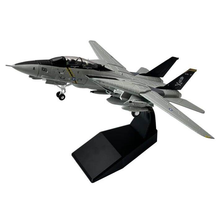 1/100 Scale US Grumman F-14 F14 Tomcat Bombcat Fighter Diecast Metal ...