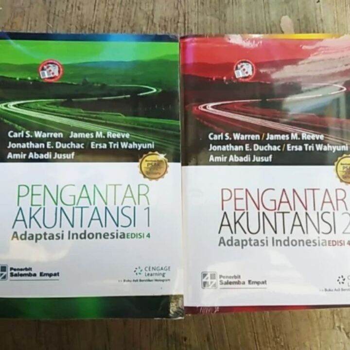 Buku Pengantar Akuntansi Adaptasi Indonesia Edisi 4 Jilid 1 Dan 2 Carl ...