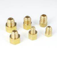 45 Degree SAE 1/4" 3/8" 1/2" 3/4" Flare Reducing Fitting Reducer Brass Pipe Connector Adapeter Water Gas Air Fuel Valves