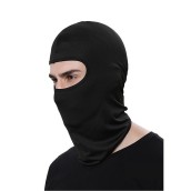 HCMKhăn trùm Ninja màu đen thun lạnh co giãn tốt giúp đội mũ bảo hiểm