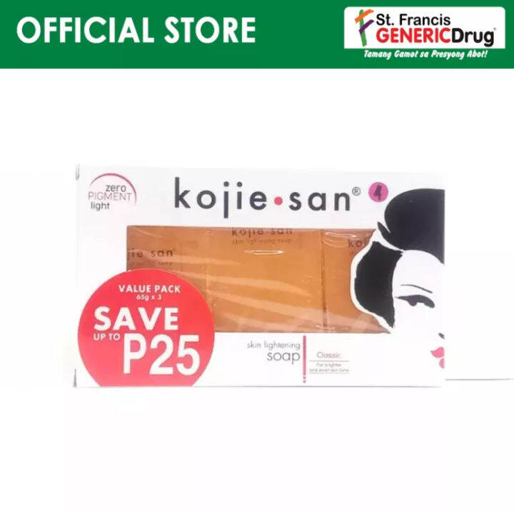 Kojie San Soap By 3s 65g (Value Pack) | Lazada PH