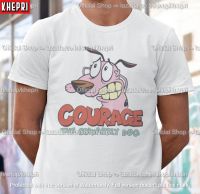 ?ส่งด่วน ฮิตมว๊าก?เสื้อยืด Unisex เสื้อคู่ Cotton TC รุ่น Courage Dog T-Shirt แบรนด์ Khepri ผ้านุ่ม ไม่หด รีดทับลายได้ ระวังของปลอม!