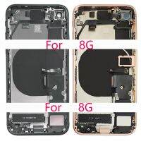 ซองเก็บแบตเตอรีสำหรับ iPhone 8 8G ฝาหลังพร้อมเครื่องสั่นปุ่มด้านข้างแชสซีโครงตรงกลางสายเคเบิลงอได้