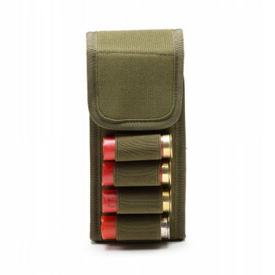 ：“{—— Military Tactical Molle Shell Pouch Shot   Ammo Holder 12GA 12 Gauge Hunting Bandolier Cartridge  Magazine Bag