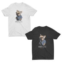 AIDEER Dog Collection เสื้อสกรีนลายหมี เสื้อลายตุ๊กตาหมี มีทั้งสีขาวและสีดำ WORRY LESS music more