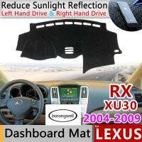 สำหรับLexus Rx 2004 ~ 2009 Xu30 Anti-Slip MatฝาปิดแผงควบคุมSunshade Dashmatปกป้องรถอุปกรณ์เสริมRx300 Rx330 Rx350 Rx400h 2006