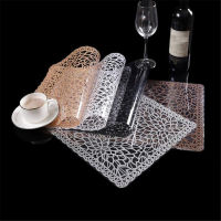 Non Slip Table Mats Dinner Placemat Waterproof Transparent Placemat Restaurant Cafe Heat Insulation Table Mat Home Decoration