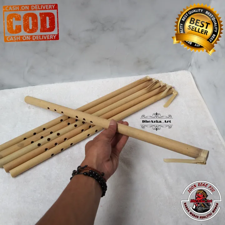 Suling Bambu Panjang 55cm 6 Lubang Lazada Indonesia
