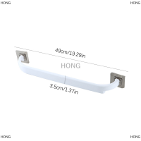 HONG ราวแขวนผ้าขนหนูมีกาวในห้องน้ำชั้นวางผ้าขนหนูติดผนังที่แขวนติดผนังที่วางแก้วแบบดูดสำหรับห้องน้ำห้องครัวห้องน้ำ