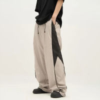 HOUZHOU Casual Baggy Men S Sports Pants Oversized Hip Hop Joggers Harajuku Streetwear ชาย Sweatpants กางเกงขากว้าง Korean