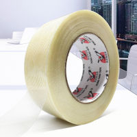 XHLXH Reinforced 50M For Fixing And Packing high temperature resistant High Strength Single Side Adhesive Tape Sealer Glass Fiber Tape Stripe Tape