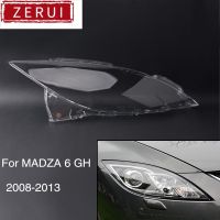 ZR ฝาครอบไฟหน้าสำหรับ MAZDA 6 GH ฝาครอบเลนส์ไฟหน้าด้านหน้าสำหรับ MAZDA 6 Atenza M6 2008-2013