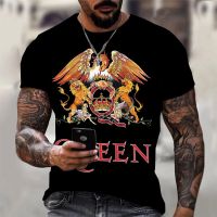 Queen Band T Shirts 3D Printed Summer Men Women T Shirt Fashion Retro Gothic Rock Streetwear Boys Girls black Clothes graphic