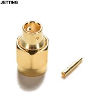 JETTING 5pcs SMA Male Plug Solder For Semi-Rigid RG402 0.141" Cable RF Connector Drop Shipping Electrical Connectors