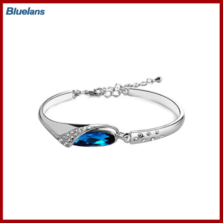 bluelans-แก้วรองเท้า-rhinestone-โซ่เครื่องรางสร้อยข้อมือกำไลข้อมือกำไลข้อมือกำไลข้อมือกำไลข้อมือ