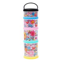 กระปุกใส่ขนม Smiggle snack stack -Bright- ดอกไม้