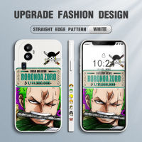 เคสสำหรับ OPPO Reno10 Pro + 5G เคสโทรศัพท์ Zoro รูปการ์ตูนสุดเจ๋งเคสมือถือขอบสี่เหลี่ยมปลอกซิลิโคนน้ำคลุมทั้งหมดเคสป้องกันกล้อง