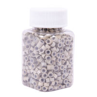 Alileader 1000Pcs 5.0Mm*3.0Mm Micro Silicone Lined RingsLinksBeads Micro Links Beads Hair Accessories Hair Extensions Tool Kit