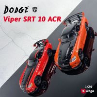 Bburago 1:24 Dodge Viper SRT 10 ACR Speedway simulation alloy car model crafts decoration collection toy tools gift