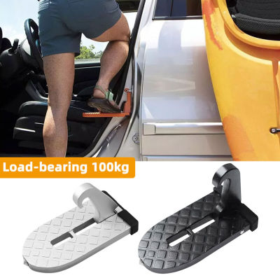 2021New 2 in 1 Foldable Car Vehicle Folding Stepping Ladder Foot Pegs Easy Access to Car Rooftop With Safety Hammer For Jeep Car SUV