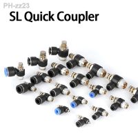 10PCS Pneumatic Fittings Speed Switch SL6-M5 Cylinder Regulating Valve Throttle Valve SL4-01 4mm-12mm Pneumatic Connector SL6-01