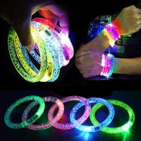 40ชิ้น Light Up ฟองสร้อยข้อมือกำไลข้อมือส่องสว่าง LED บริษัทโกลว์พรรคคลั่งของเล่นแต่งงานวันเกิดบาร์คลับตกแต่งฮาโลวีน N Avidad