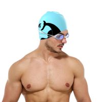 【CW】 Durable Hat Pressure Resistance Adult Swim Skin-touch Silicone Texture Pool  Hair Protection