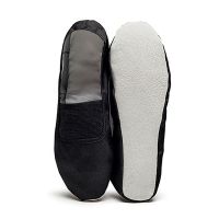 hot【DT】 USHINE EU22-45 Whole Leather Sole Flat Teacher Gymnastic Ballet shoes Children Woman Man