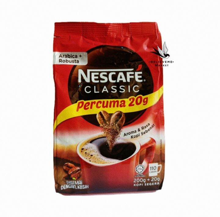 Nescafe Classic Refill Pack 200g Lazada