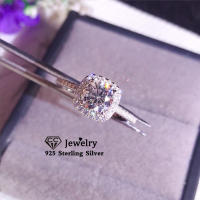 CC Wedding Rings For Women Solid 925 Silver Square Cubic Zirconia Ring Engagement Bridal Elegant Fine Jewelry Femme CC035