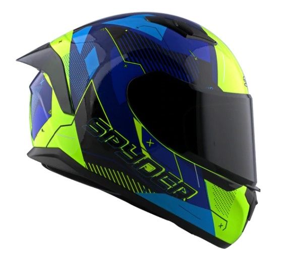 Spyder Rogue Series 1 Helmet Color Shiny Blue/Neon Yellow | Lazada PH