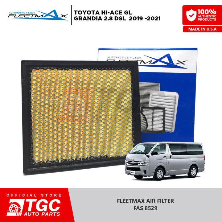 Fleetmax Air Filter / Air Cleaner TOYOTA HI-ACE GL, GRANDIA 2.8 DSL ...