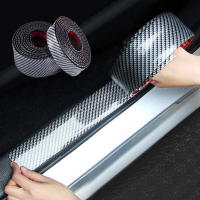 Car Stickers 5D Carbon Fiber Rubber Styling Door Sill Protector DIY Door Sill Protector Edge Guard Car Stickers Car Accessories