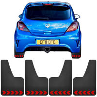 แผ่นปิดบังโคลนสำหรับ Vauxhall Opel Adam Astra J H G Corsa D C GTC VXR Meriva Mokka X เครื่องราชอิสริยาภรณ์ A Signum Mudflaps Splash Guards Mudguards