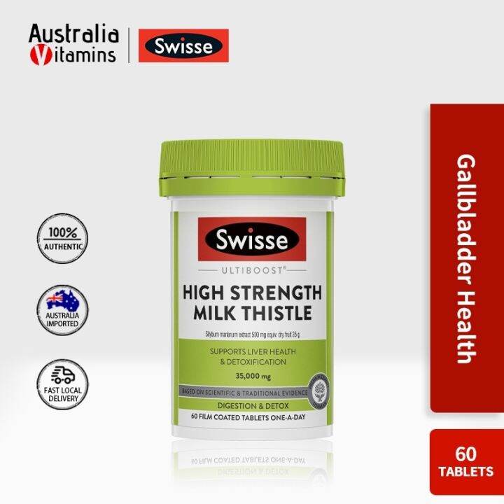 Swisse Milk Thistle 35000mg 60 Tablets