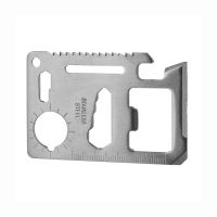 【Big-promotion】 Outdoor Steel Tool Multitool Bottle Opener Saw Ruler Screwdriver Wrench Portable Multi Camping Tools